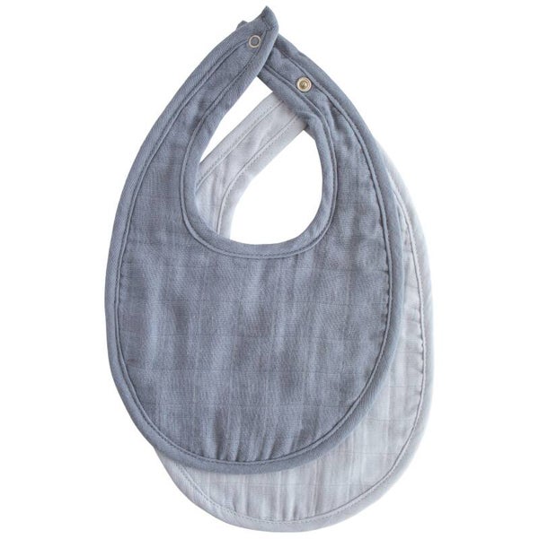 Muslin bibs - Blauw