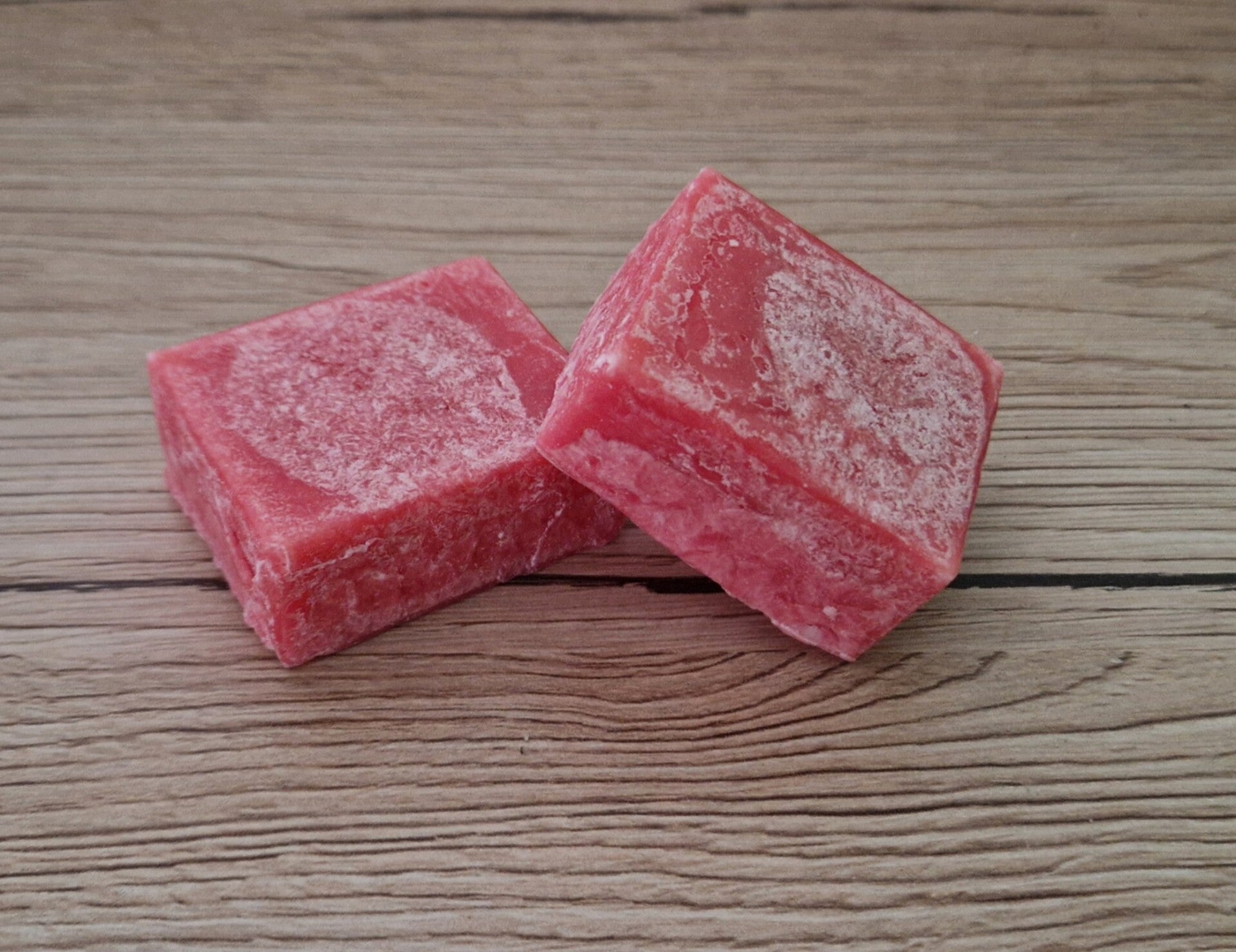 Amberblokje 'Aardbei'