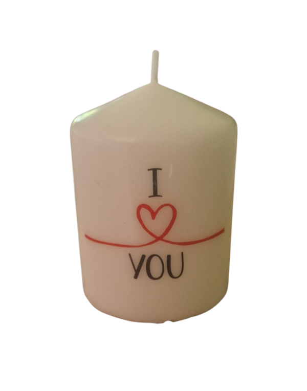 Kaars ' I Love You'