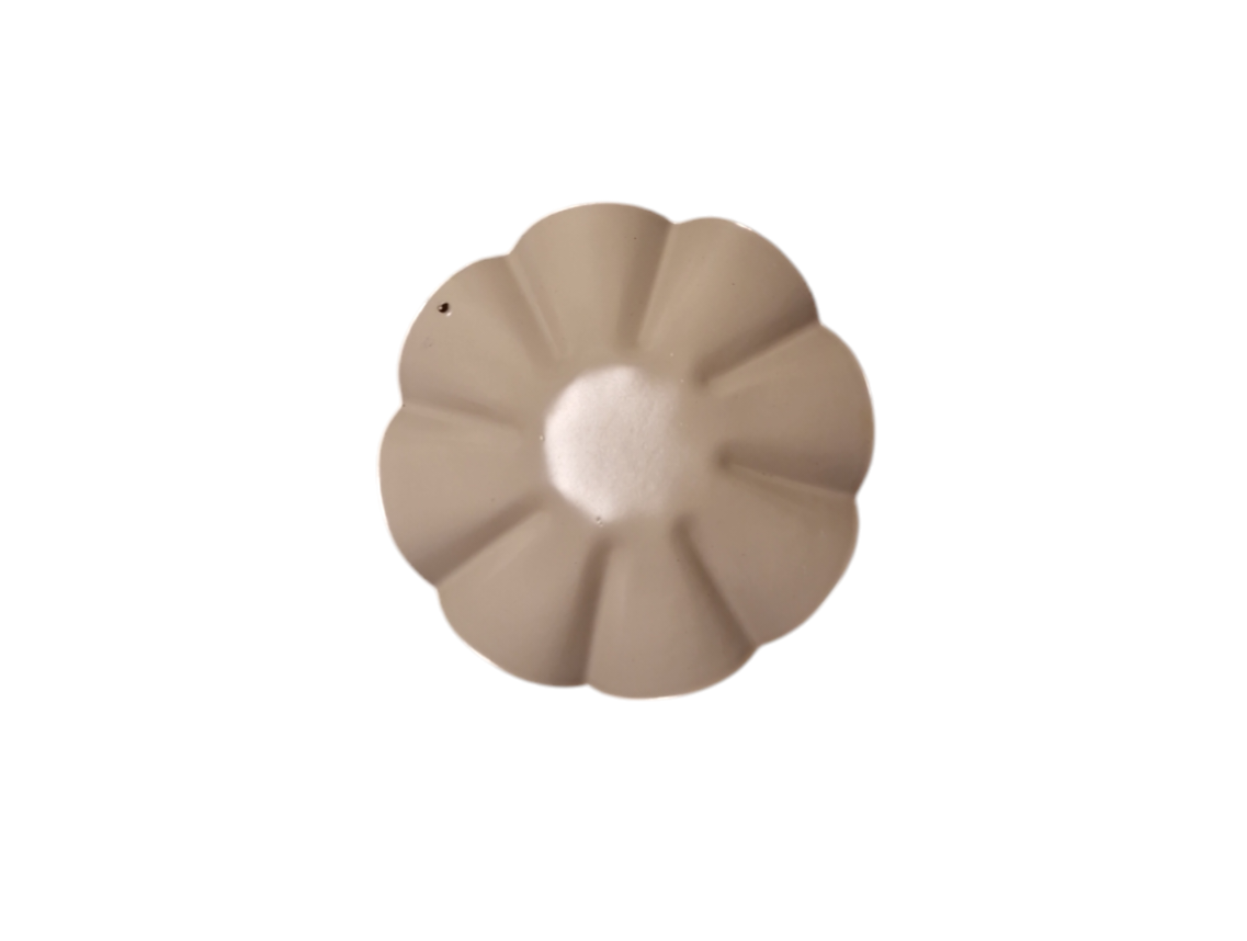 Schaaltje 'Bloem Beige'