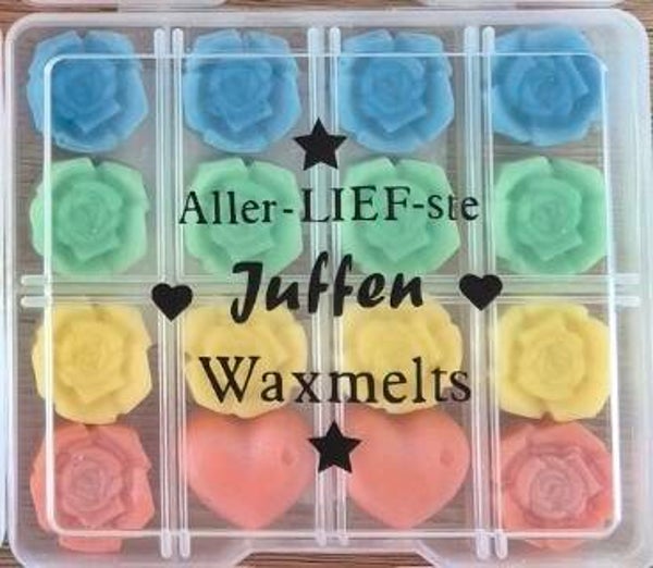 Geschenksetje 'Allerliefste juffen waxmelts'