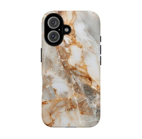 Phone Case Marble Muse White Gold