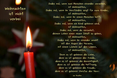 Weihnachten ist nicht vorbei