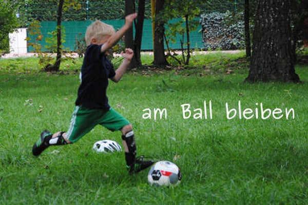 am Ball bleiben