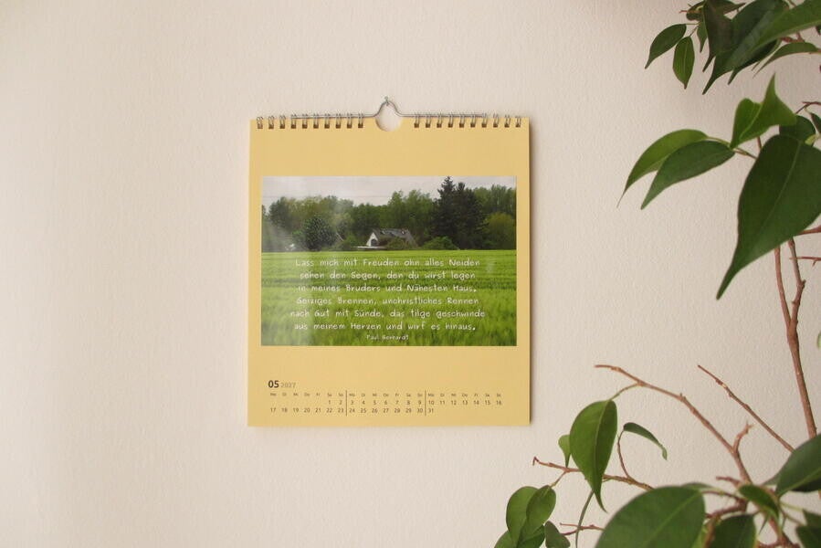 "Paul Gerhardt" - Kalender individuell