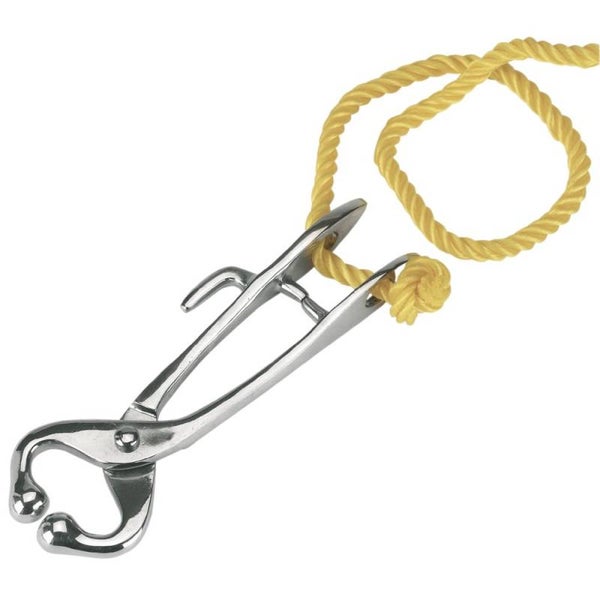 Neusklem met koord - Mouchette avec corde - Bull holder with rope - Rinderbremse mit Halteseil