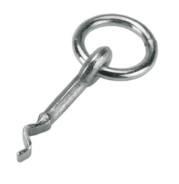 Voedertrogring met steenblokken - Anneau d'attache - Eye bolt with block - Barrenring mit Steinkloben