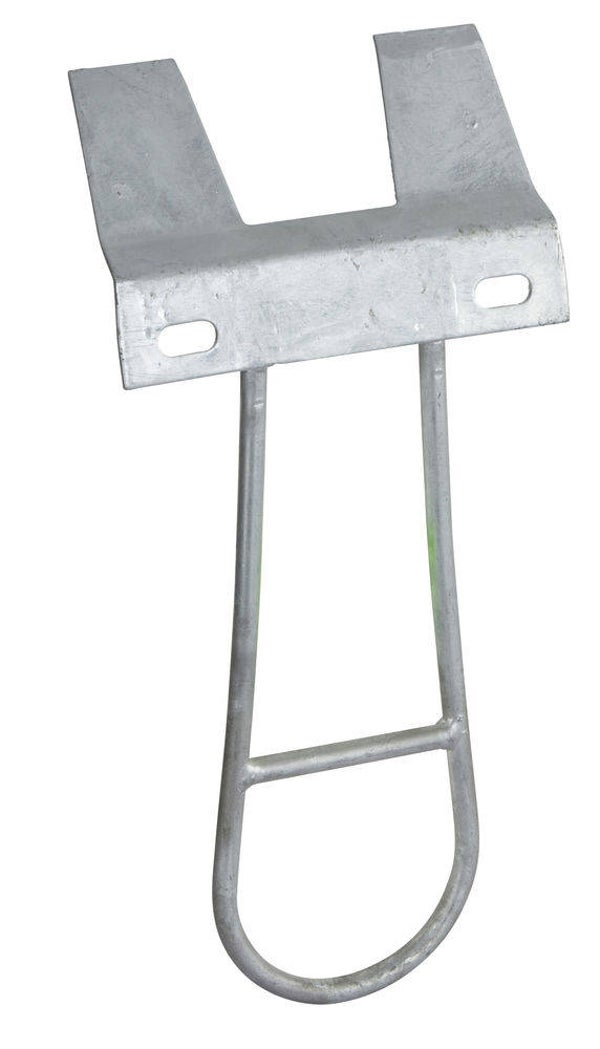 Ophangplaat met emmerbeveiliging - Plaque d'accrochage avec sécurité - Mounting bracket with bucket safety catch - Aufhängeblech mit Eimersicherung