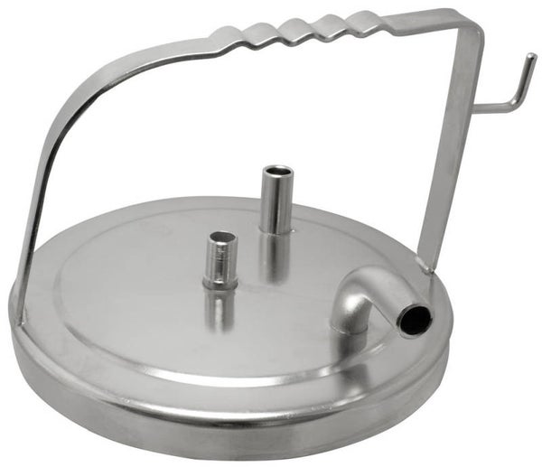 Roestvrij stalen deksel voor melkemmer - Couvercle en inox pour seau à lait - Stainless steel lid for milking pail - Edelstahldeckel für Melkeimer