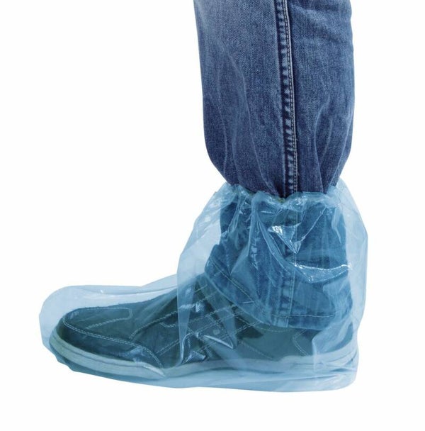 Wegwerpoverschoenen halfhoog - Couvre-chaussure jetable demie hauteur - Disposable overboots short - Einmalüberschuhe halbhoch