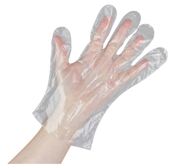 Wegwerphandschoenen - Gants à usage unique - Disposable gloves - Einmalhandschuhe PE