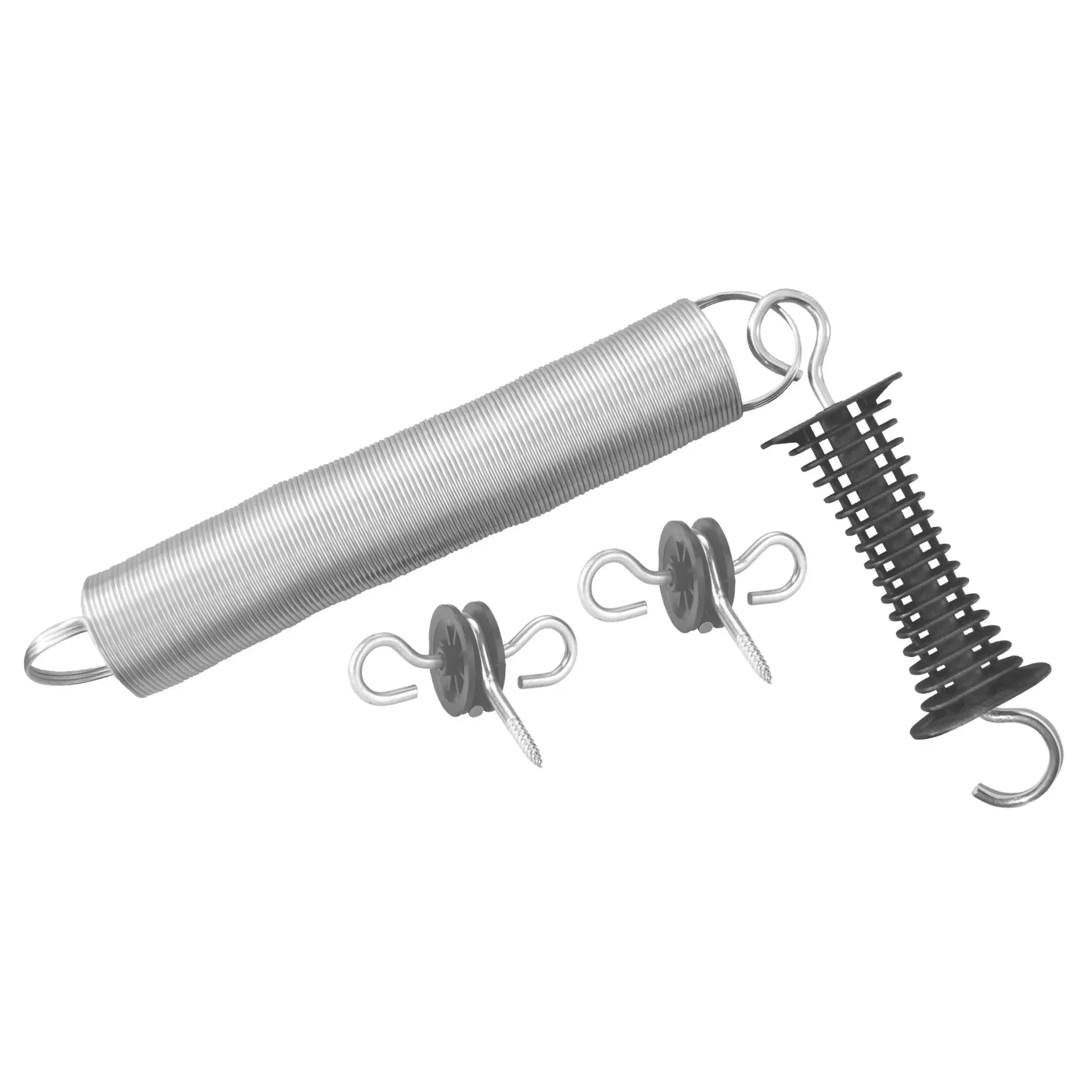 Poortgreep met poortveer - Kit de fermeture à ressort - Gate spring set - Torfeder-Set