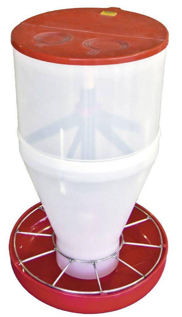 Biggenvoederkom - Mangeoire - Piglet feeder - Ferkelschale Maxi Hopper Pan