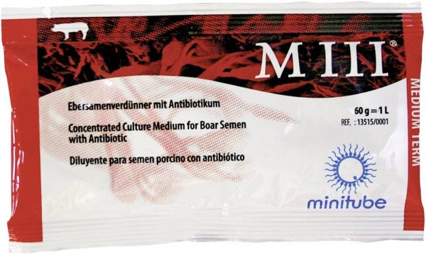 Berenzaadverdunner - Dilueur de semence - Boar Semen Extender - Ebersamenverdünner MERK III