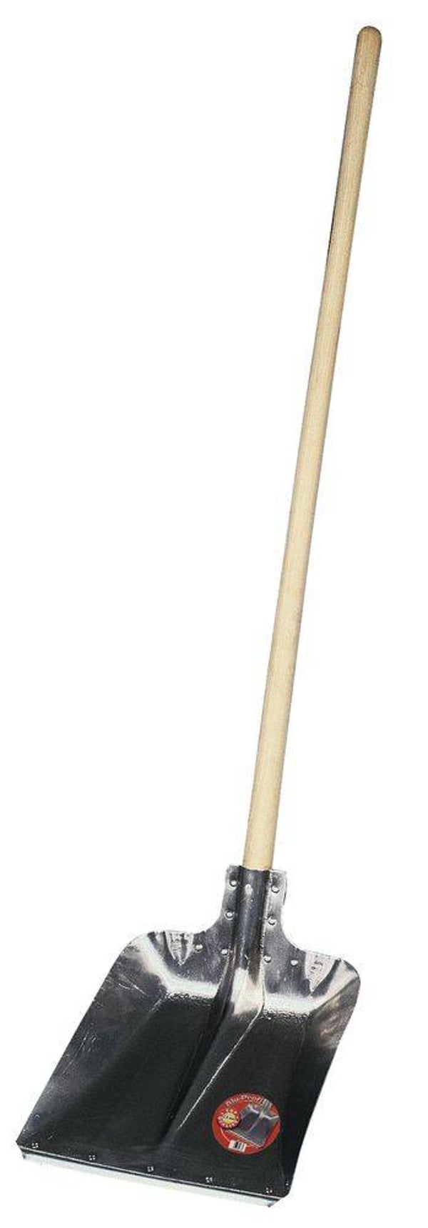 Speciale aluminium schep met steel - Pelle pro spéciale en alu avec manche - Special aluminium shovel  with handle - Spezial-Aluschaufel mit Stiel Profi