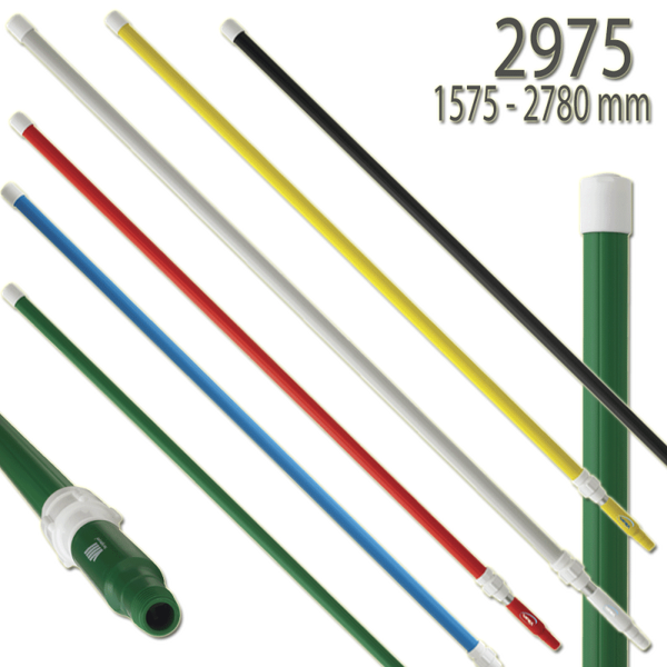 Ergonomische telescopische steel - Manche télescopique - Telescopic handle - Teleskopstiel 