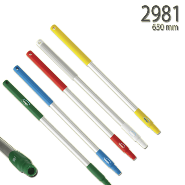 Ergonomische aluminium steel, kort - Petit manche alu - Aluminium handle - Aluminiumstiel 