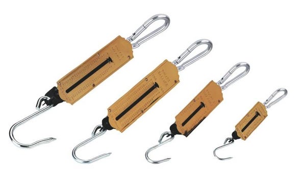 Veerweegschaal - Peson poche - Spring scale - Federwaage