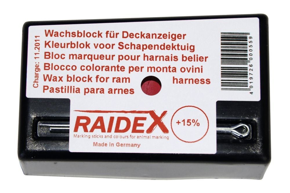 Wasblok - Bloc marqueur - Wax Block - Wachsblock RAIDEX
