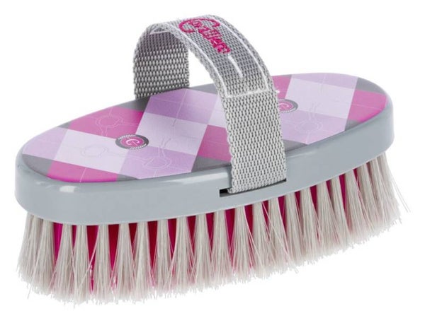 Zachte borstel - Brosse douce - Horse brush - Pferdekardätsche Lilli