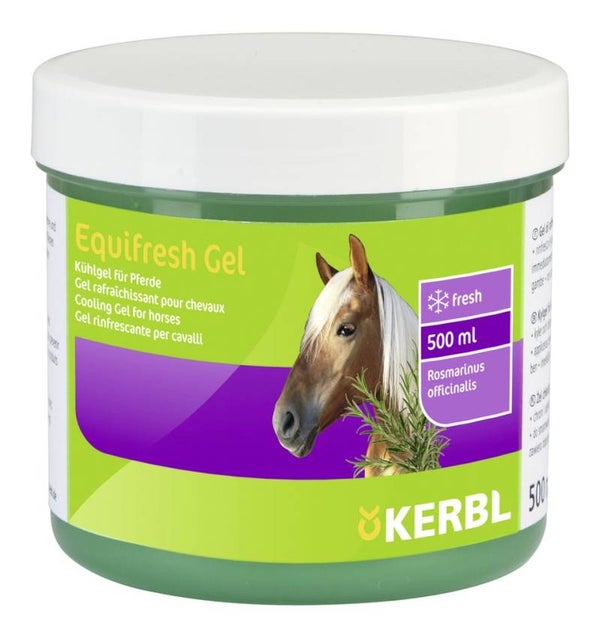 Verfrissende gel voor paarden - Gel rafraîchissant pour chevaux - Cooling gel - Kühlgel equifresh
