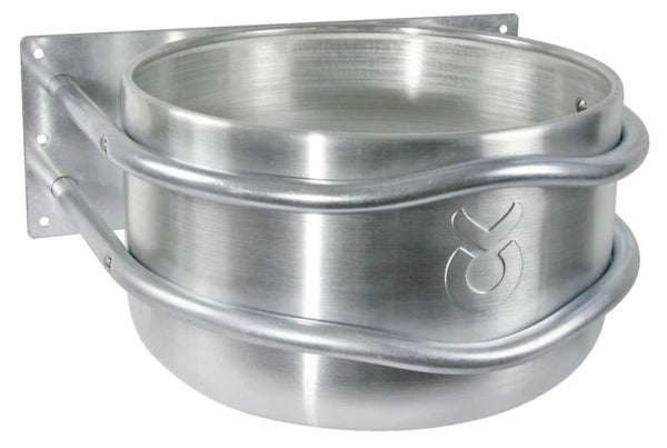 Voedertrog rond, aluminium - Mangeoire rond aluminium - Feeding trough aluminium - Futtertrog Aluminium