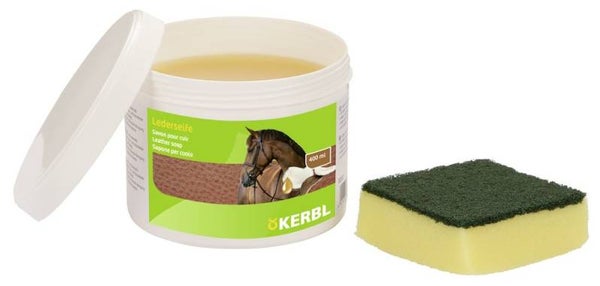 Zeep van leer - Savon pour le cuir - Saddle and Leather Soap - Sattel- und Lederseife