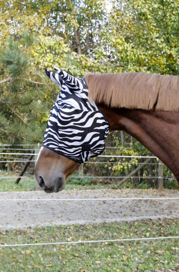 Anti-vliegmasker - Masque anti-mouche - Fly Mask - Fliegenschutzmaske Zebra