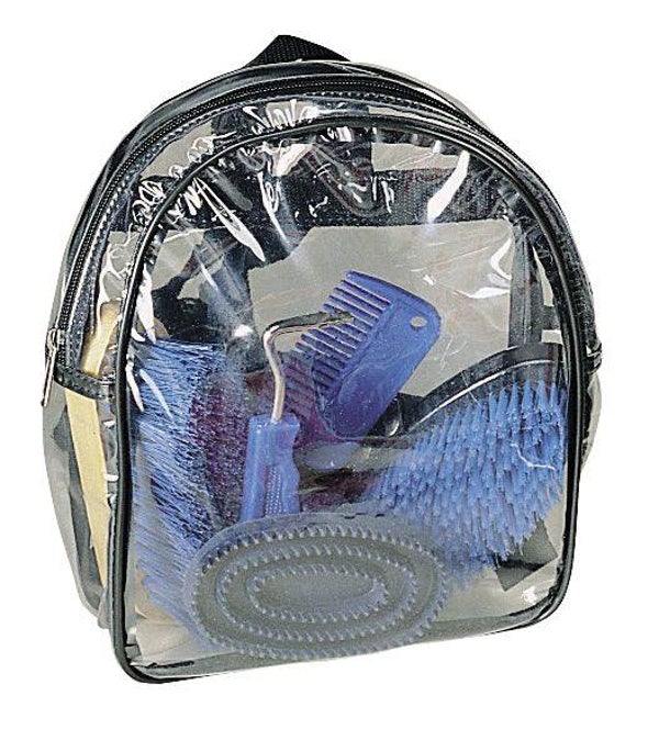Doorzichtige rugzak - Sac à dos transparent - Grooming kit backpack - Putz-rucksack
