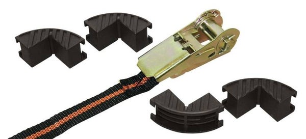 Sjorband met bescherming aan vier randen - Sangle d'arrimage avec 4 protections d'angle - Lashing strap with 4-edge protection - Zurrgurt mit 4 Kantenschutz