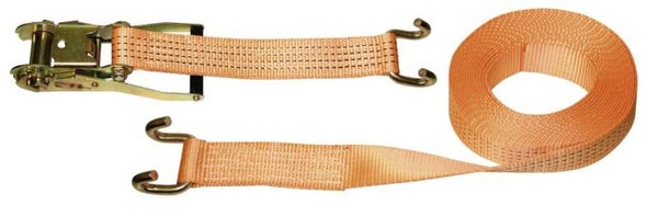 Ratel-sjorband met klauwhaak - Sangle d'arrimage avec crochet à griffe - Ratchet tie down strap with claw hook - Ratschen-zurrgurt mit klauenhaken