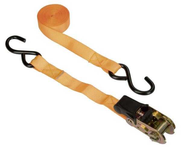 Ratel-sjorbandset met oprolbox - Kit de sangles à cliquet avec enrouleur - Lashing strap with roll-up box - Ratschen-zurrgurtset mit aufrollbox