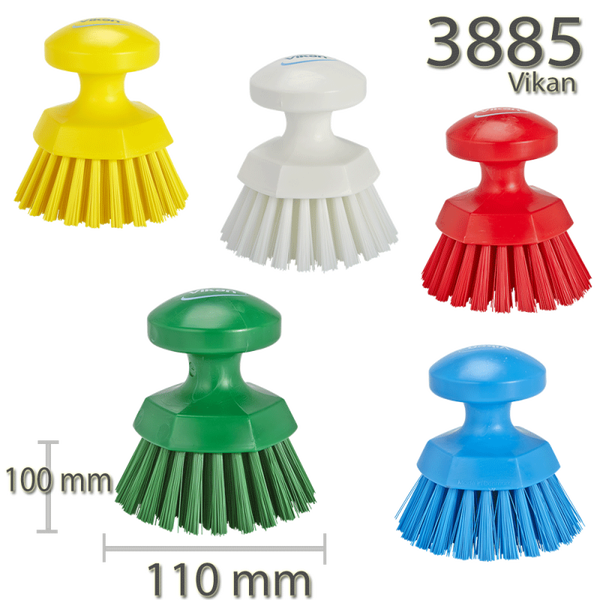 Ronde werkborstel - Brosse ronde soleil  - Round Hand Scrub - Runde Handbürste 