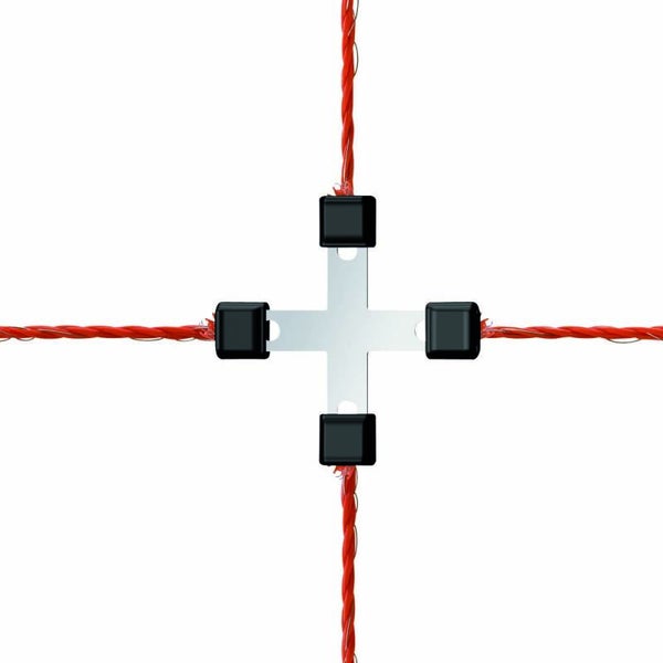 X-draadverbinder - Raccord croisé pour filets - Wire Cross-Connector - Litzen-Kreuzverbinder Litzclip