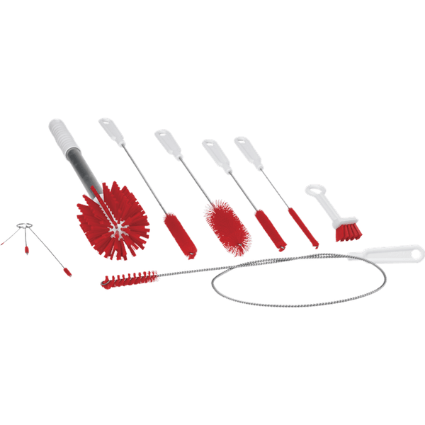 Brush kit Shake / ijsmachine - Brosse kit sundae Rouge - Brush Kit f/Softice Machines Red - Bürstenset Softeismaschinen rot