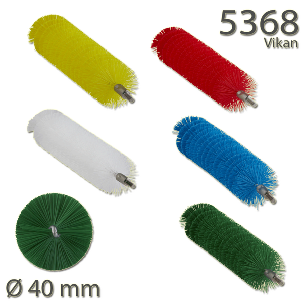 Pijpborstel voor flexibele kabel - Tête d'écouvillon pour tige flexible - Tube brush f/flexible handle - Rohrreiniger für flexiblen stiel