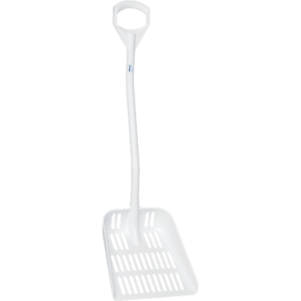 Ergonomische uitlekschep - Pelle ergonomique ajourée - Ergonomic shovel with drain holes - Ergonomische schaufel mit abflusslöchern