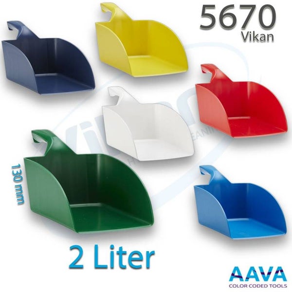 Rechte handschep, groot 2 liter - Pelle à main 2 L - Hand scoop 2 L - Handschaufel 2 L 