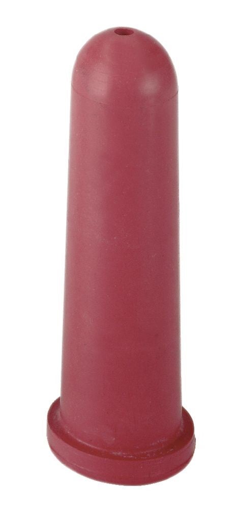 Kalverspeen super, rood (ronde perforatie) - Tétine pour veaux super, rouge (perforation ronde) - Calf teat super, red (round perforation) - Kälbersauger super, rot (runder Lochung)