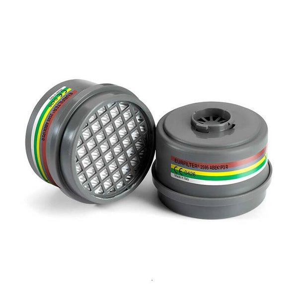 Reservefilterpaar voor ademhalingsmasker - Paire de filtres de rechange pour masque de protection respiratoire - Replacement filter pair for respiratory mask - Ersatzfilterpaar für Atemschutzmaske