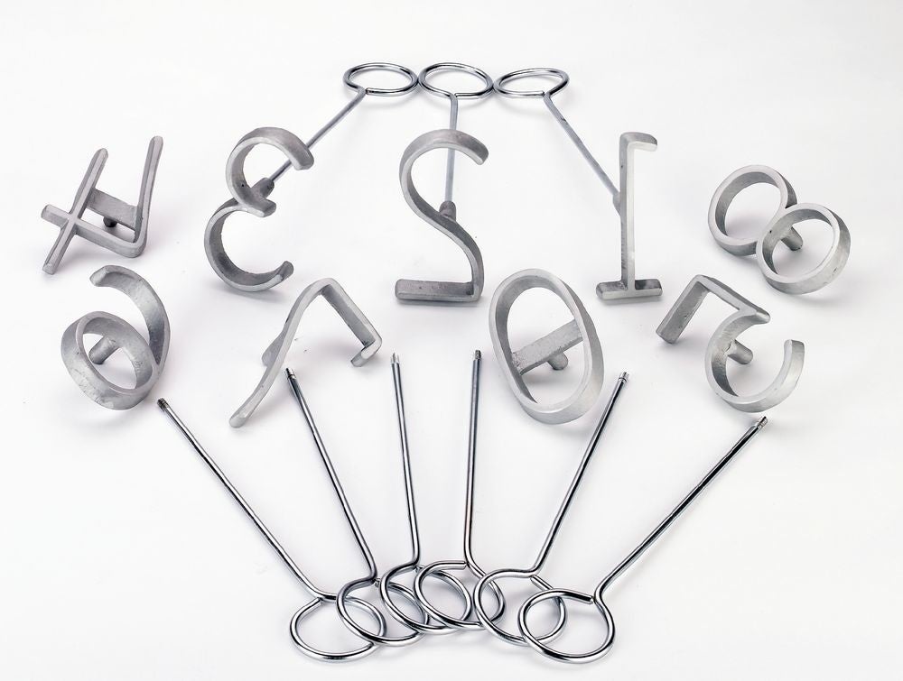 Markeerstempelset - Set de marquage complet - Set of paint brands - Markierungsstempelset