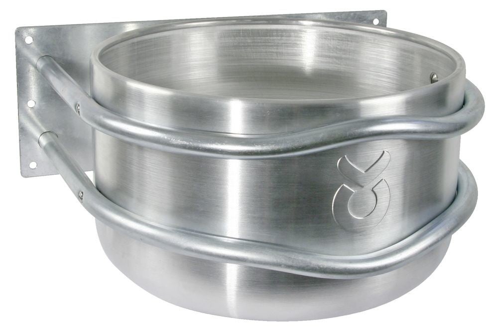 Voedertrog rond, aluminium - Mangeoire rond aluminium - Feeding trough aluminium - Futtertrog Aluminium