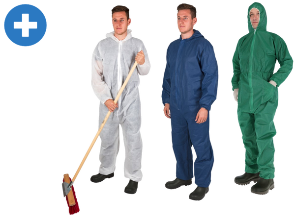 Wegwerpoveral - Combinaison jetable overall - Disposable coverall - Einwegoverall
