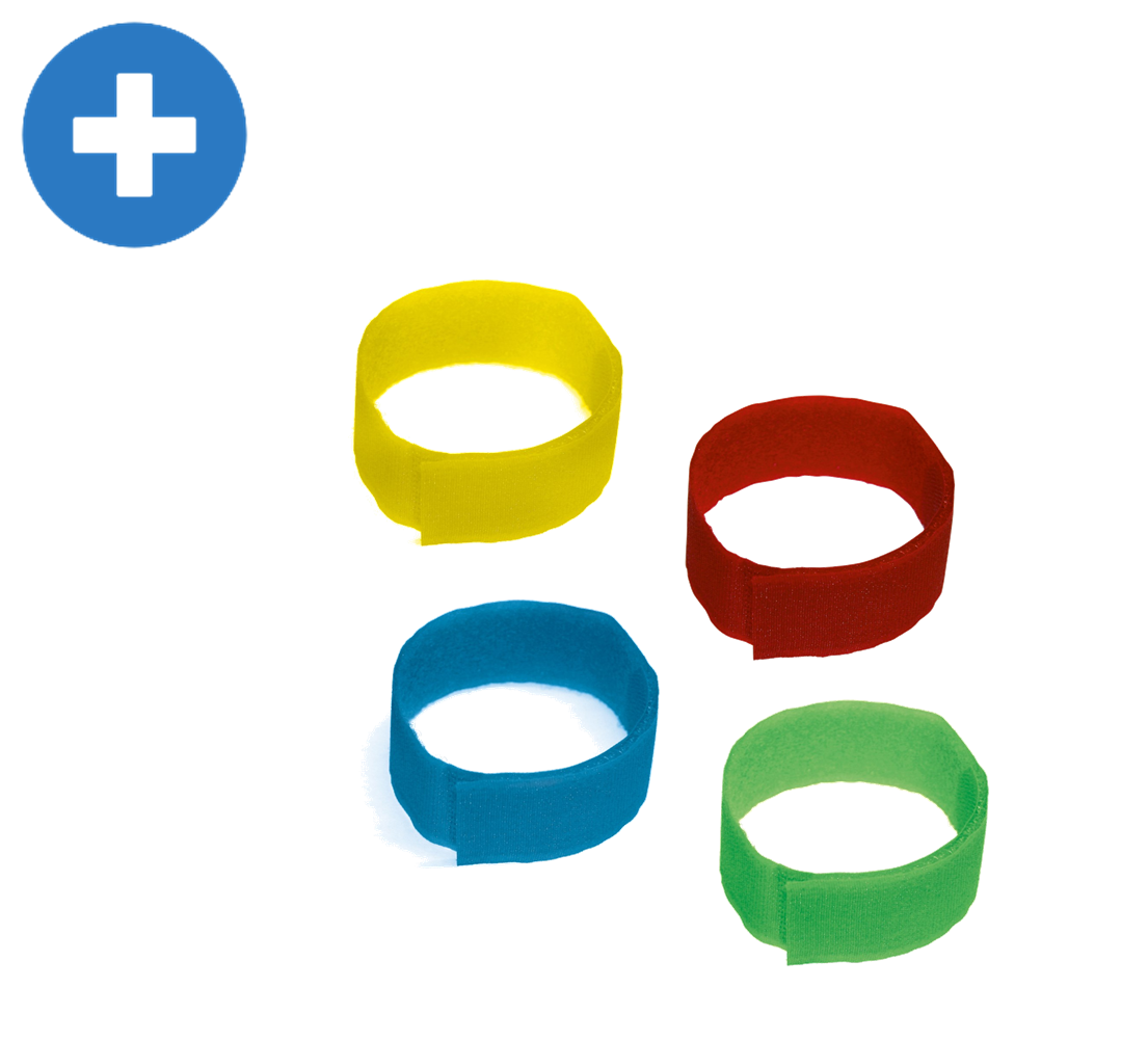 Koeherkenninsband - Bracelets de marquage - Fetlock straps - Fesselbänder