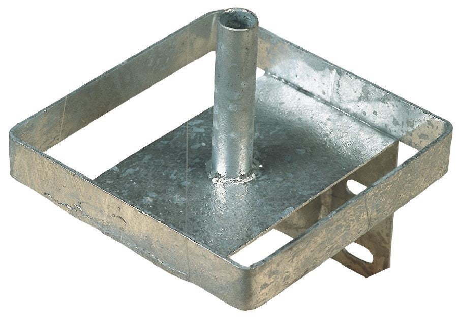 Liksteenhouder, metaal - Support de pierre à lécher en métal - Salt lick holder metal - Lecksteinhalter metall