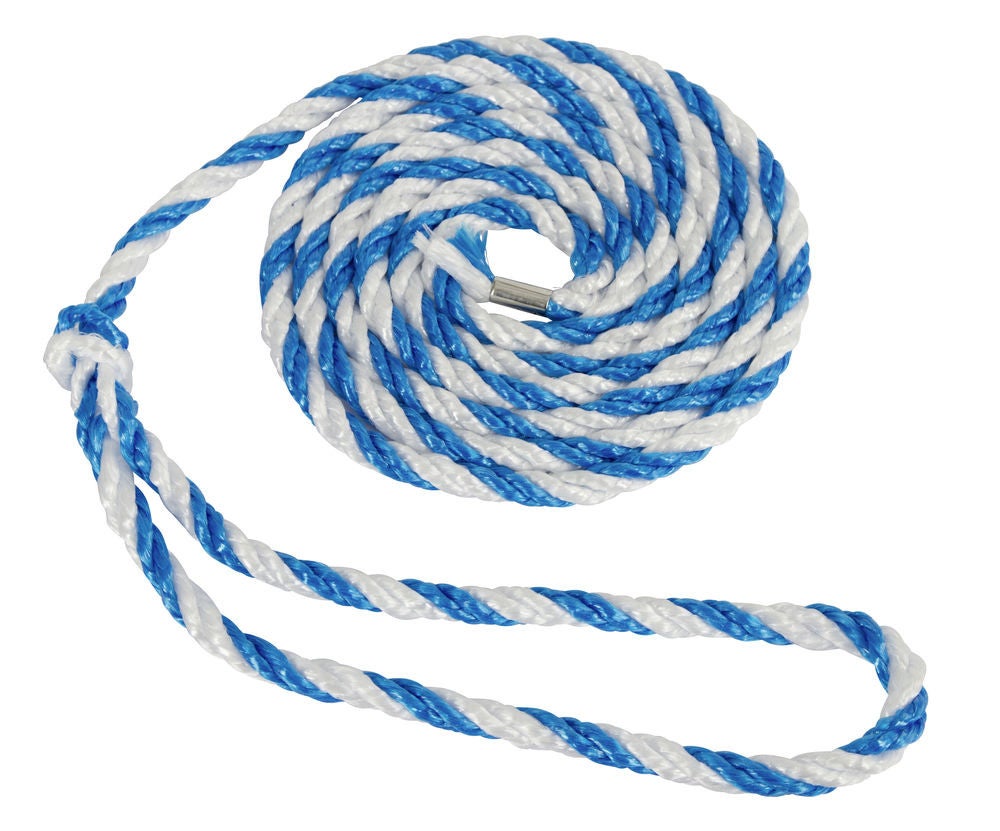 Veetransportleidtouw blauw / wit - Longe de transport bleu / blanc - Livestock transport rope blue / white - Viehtransportstrick blau / weiß