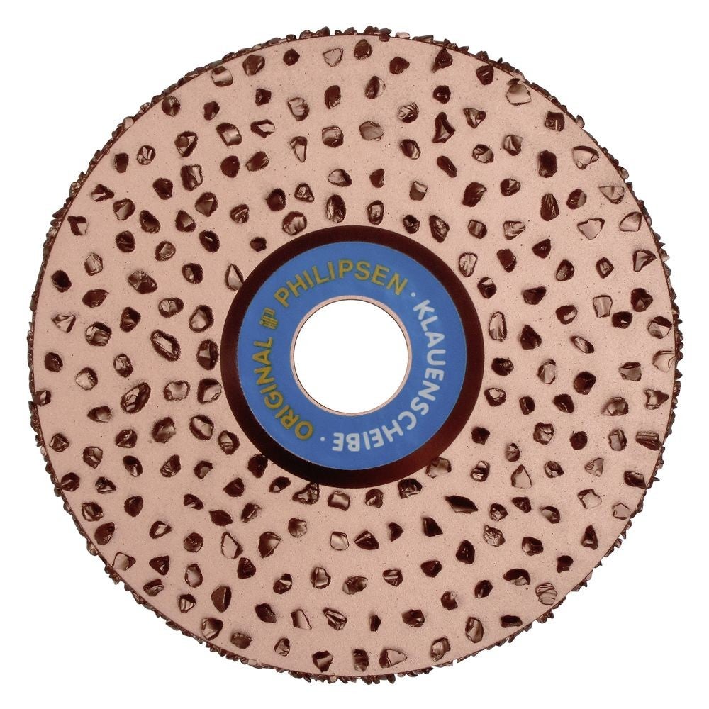Klauwslijpschijf, dubbelzijdig - Disque de parage double face - Abrasive disc, double-sided - Klauenschleifscheibe, beidseitig