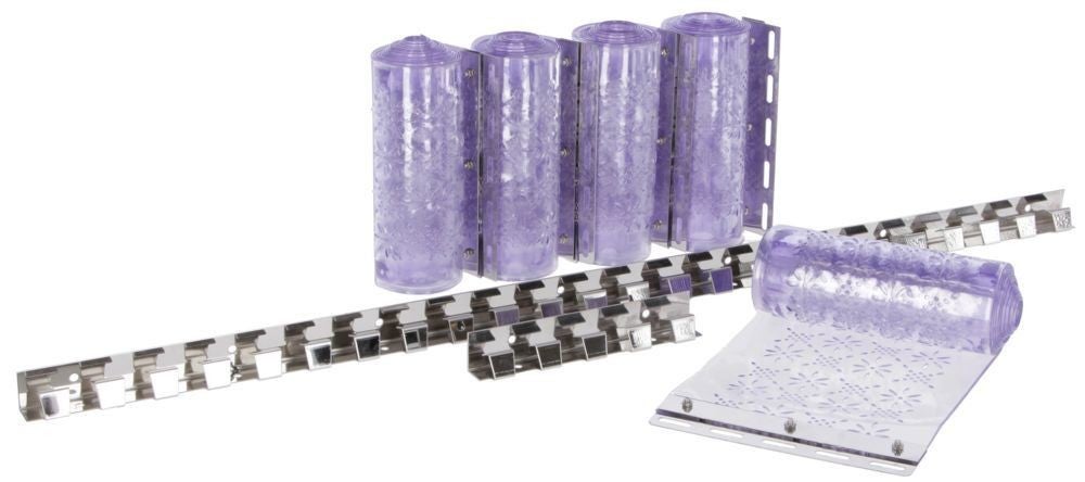 Vliegen-strokengordijnset - Kit de rideau à bandes anti-mouches - Fly strip curtain set - Fliegen-Streifenvorhang-set PVC