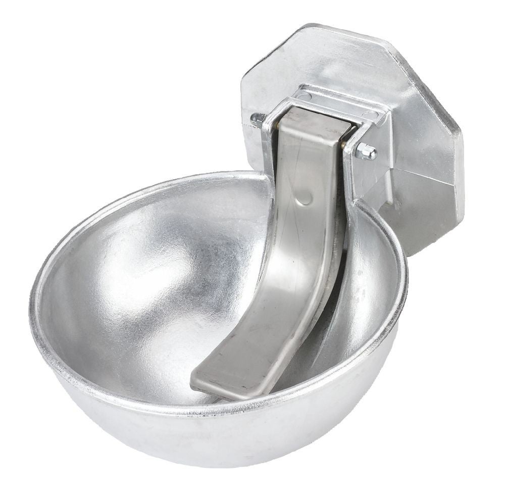 Aluminium drinkbak - Abreuvoir à palette en aluminium - Aluminium drinking bowl - Aluminium-tränkebecken