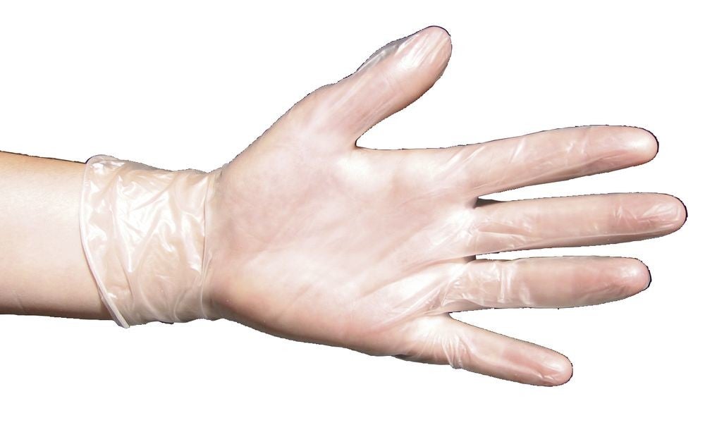 Wegwerphandschoenen - Gants à usage unique - Disposable Gloves - Einmalhandschuhe Vinyl